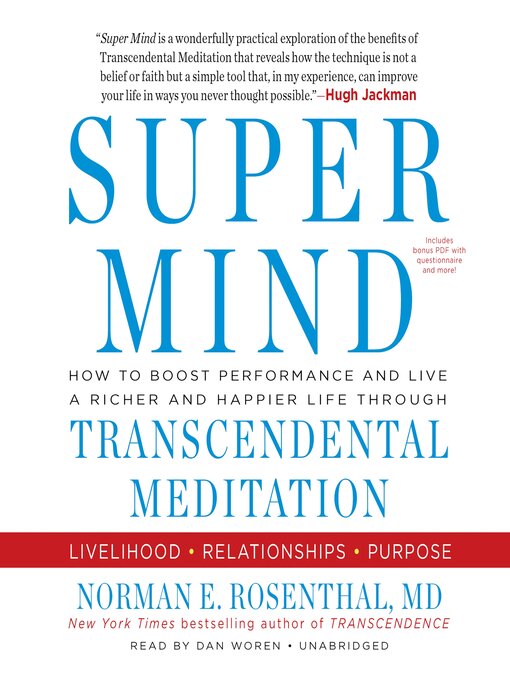 Title details for Super Mind by Norman E. Rosenthal MD - Available